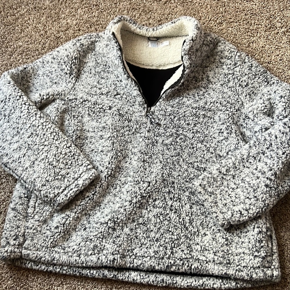 Sherpa quarter zip jacket